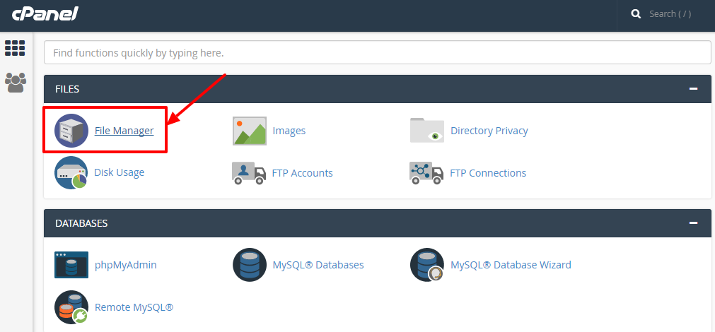 cpanel-file-manager