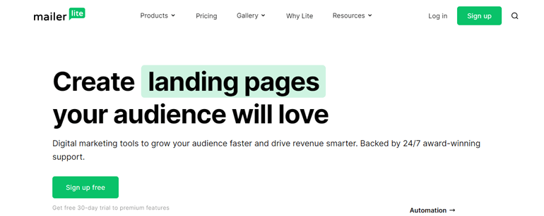 MailerLite Top Mailchimp Alternative
