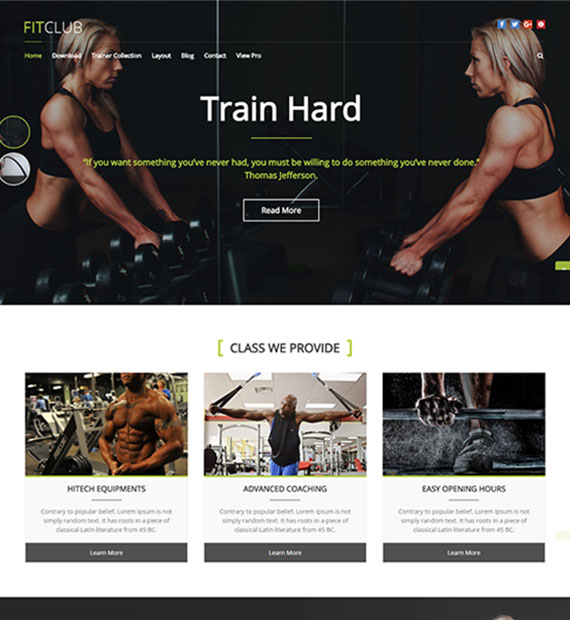 fitclub-free-fitness-wordpress-theme