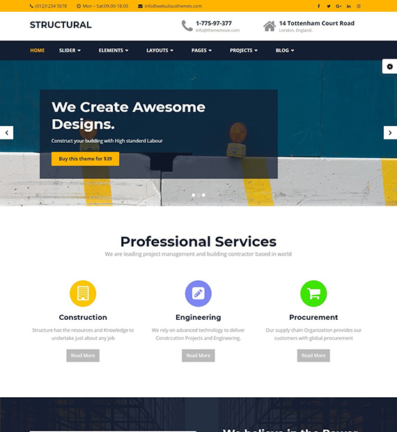 Structural-WordPress-Business-theme